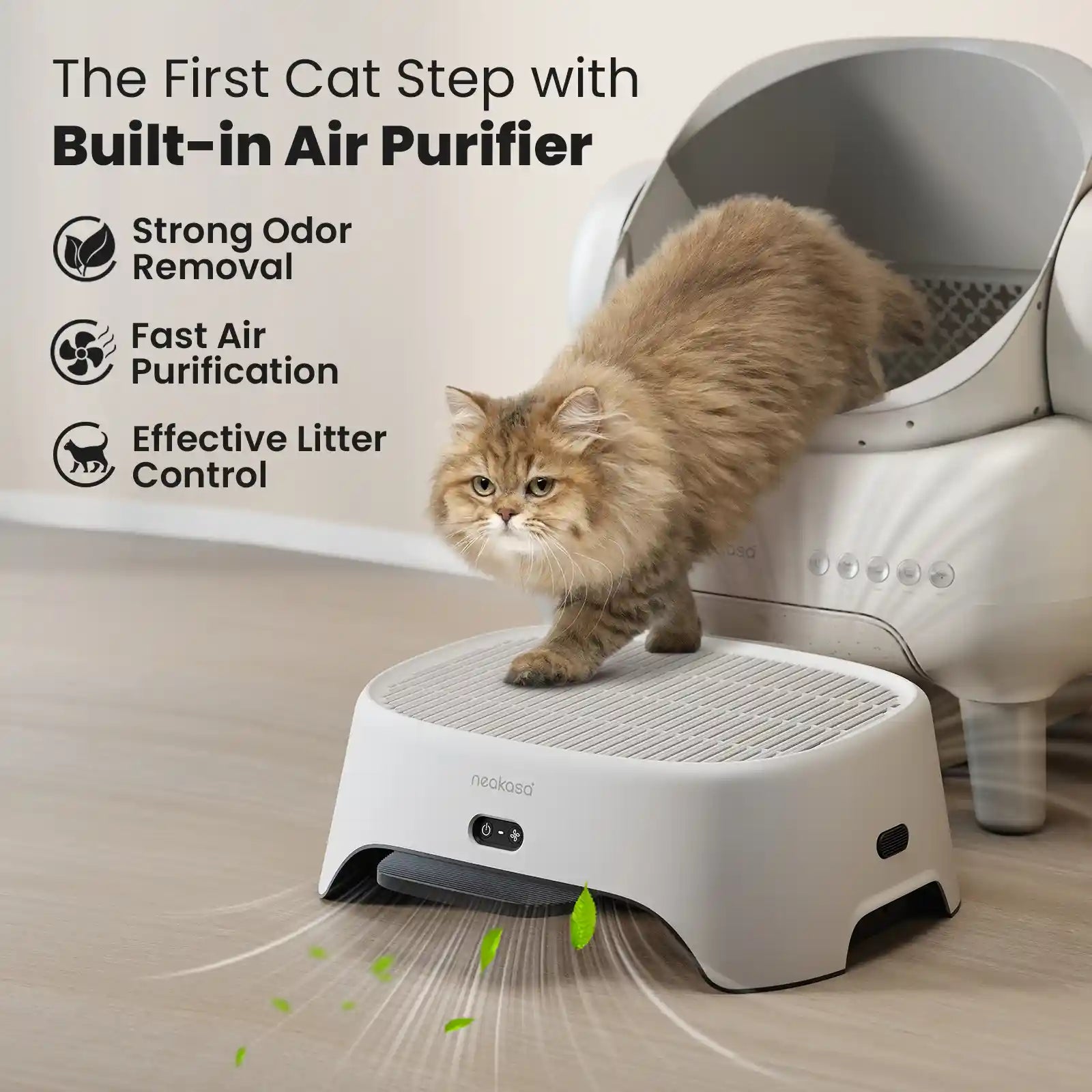 Neakasa M1 Plus Lite Open-Top Self-Cleaning Cat Litter Box